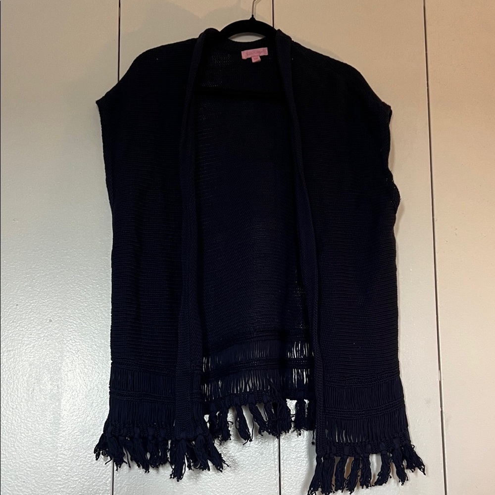 Lilly Pulitzer Deep Blue Knit Sweater
